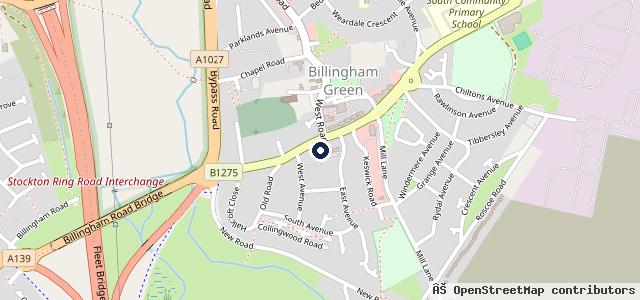Map showing the location of Bank Top Garage