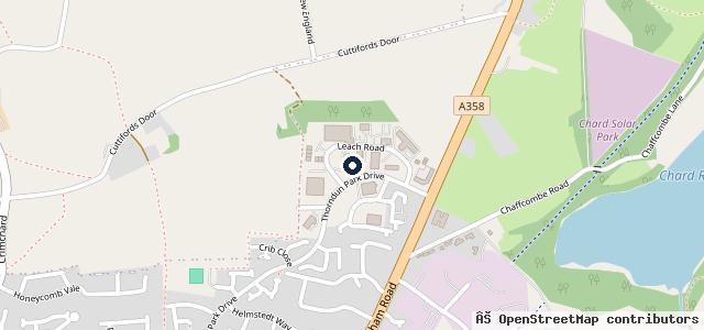 Map showing the location of Slades Garage Ltd | Chard
