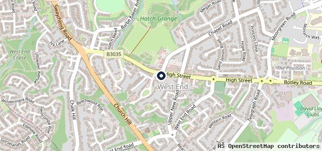 Map showing the location of New Chapel Car Company Ltd