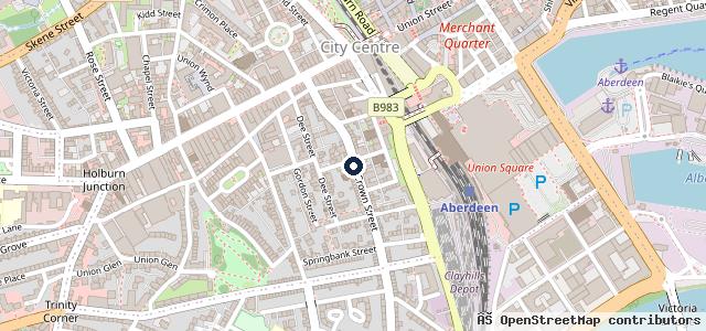 Map showing the location of Shirlaw's Ltd | Aberdeen