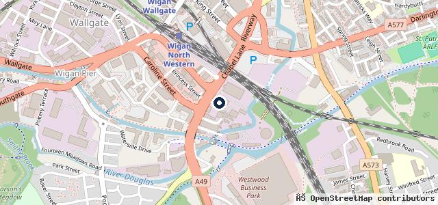 Map showing the location of Bosch Car Service - John Atherton Autos Ltd