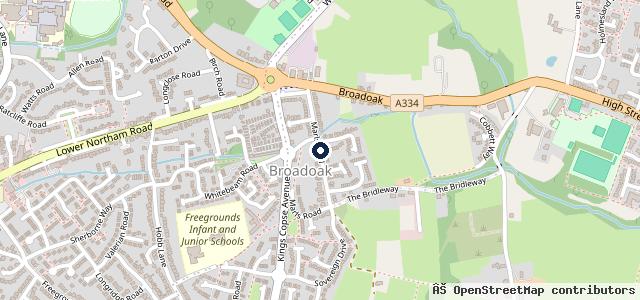 Map showing the location of Hammerton Garage Hedge End | Botley