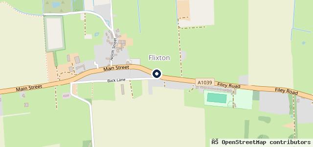 Map showing the location of Redgate Garage | Filey