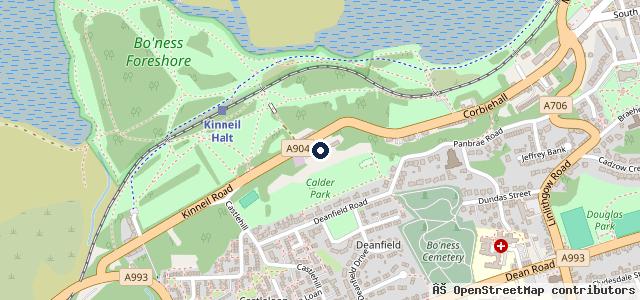 Map showing the location of Bellsburn motor services | Bo'ness