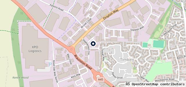 Map showing the location of JRM Advanced Engineering