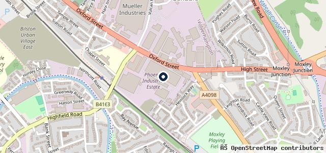 Map showing the location of First Point Automotive | Wolverhampton