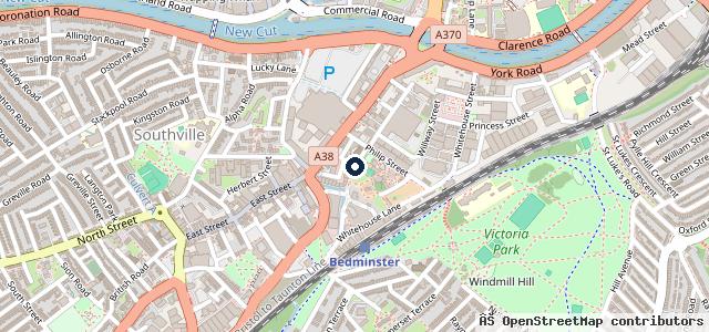Map showing the location of Cabot Motors | Bristol