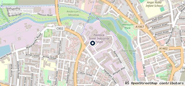 Map showing the location of Danny D's Motorcycle MOT and Repair Centre
