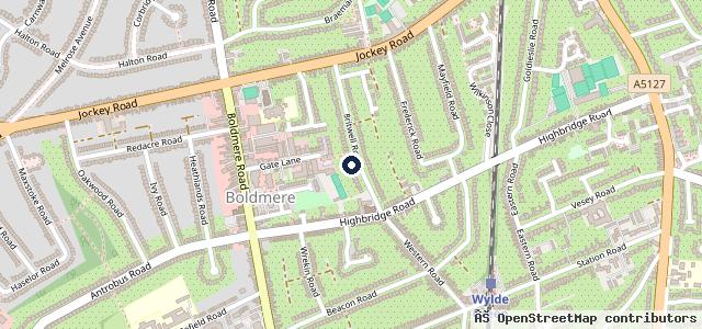 Map showing the location of Sutton Auto Finish