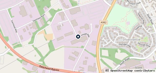 Map showing the location of Alex Aiken &amp; Son Ltd | Peterhead
