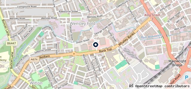 Map showing the location of Just Motor Group | Keighley