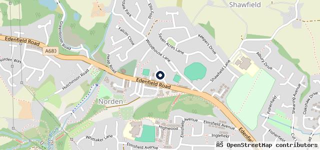 Map showing the location of I & C Corlett Ltd Woodhouse Garages