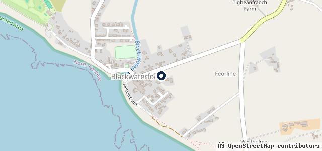 Map showing the location of Blackwaterfoot Garage (A&C Cameron)