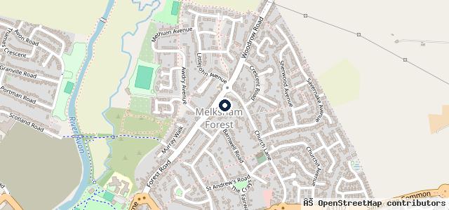 Map showing the location of Meads Of Melksham | Melksham