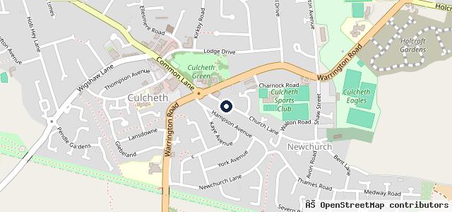 Map showing the location of Smithy Garage
