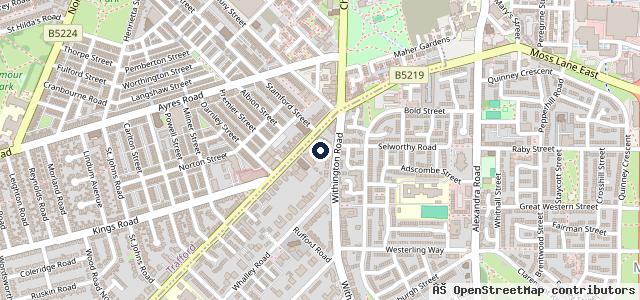 Map showing the location of Auto Technik - class 4 & 7 MOT - diesels MOT tested - MOT testing only