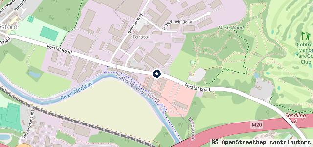 Map showing the location of Maidstone Harley-Davidson | Aylesford