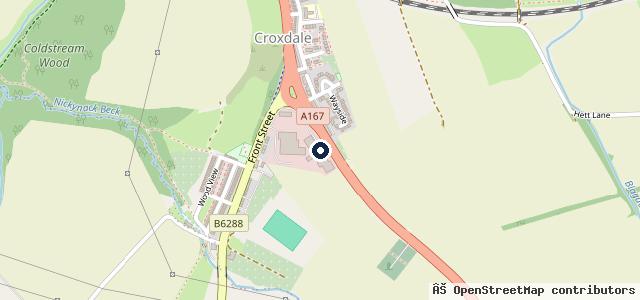 Map showing the location of Citroën Durham - Croxdale Group
