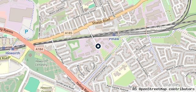 Map showing the location of Premier Garage Services