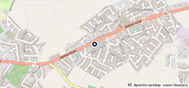 Map showing the location of Roadside Motors Citroën, SEAT, Suzuki Lurgan