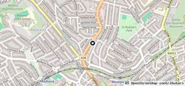 Map showing the location of ATS Euromaster Horfield