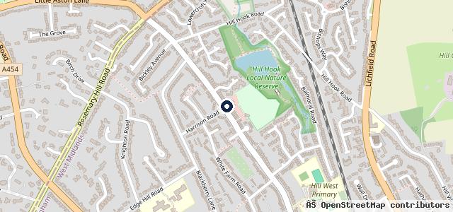 Map showing the location of Clarence Road Service Station