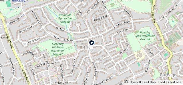 Map showing the location of Boyslade Garage