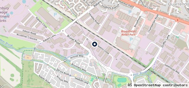 Map showing the location of Harry's MOT & Repair