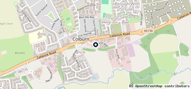 Map showing the location of Berts Autocare
