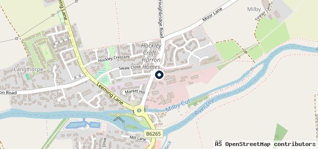 Map showing the location of Canal Garage