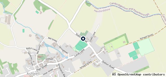 Map showing the location of Ashwell Garage