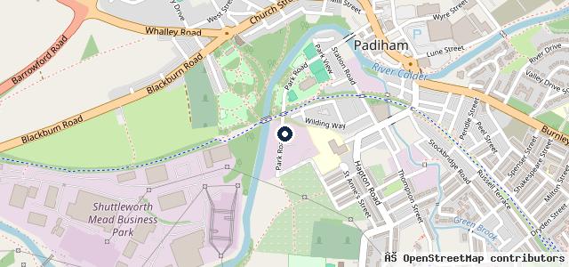 Map showing the location of Park Road Garage