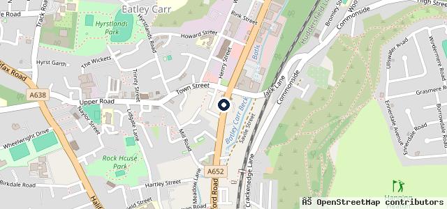 Map showing the location of Yorkshire Vehicles 24/7