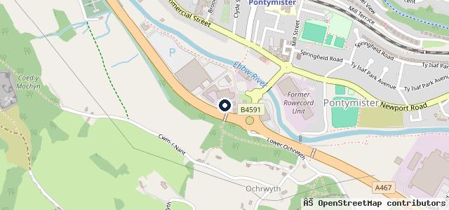 Map showing the location of Brooks Commercials