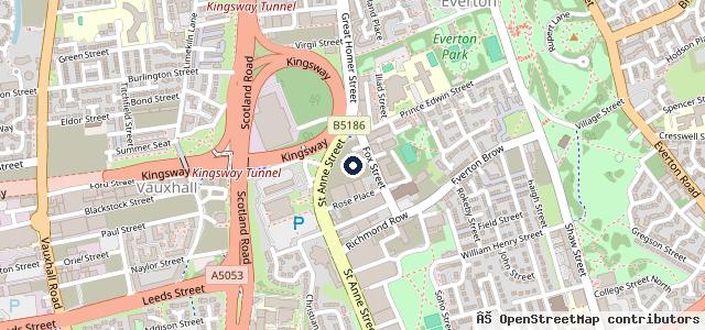 Map showing the location of DKW Autos Ltd | Liverpool