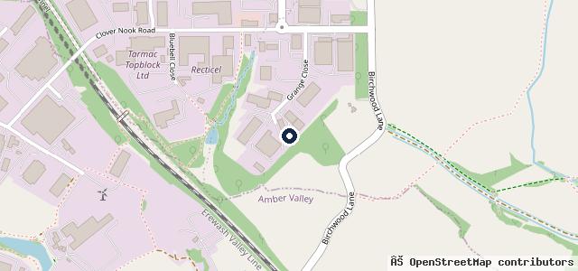 Map showing the location of C & S Motors