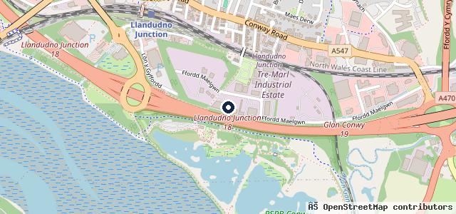 Map showing the location of Chris Lewis Mechanical Services
