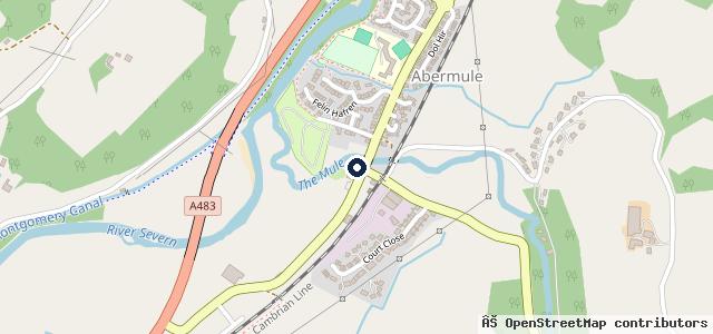 Map showing the location of Poston M E