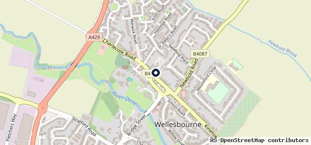 Map showing the location of Shakespeare Service Centre Ltd