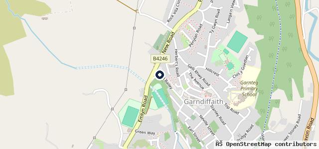Map showing the location of S+a auto repairs | Pontypool