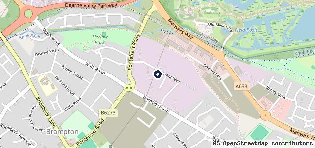 Map showing the location of DDS Vehicle Services