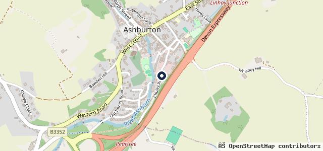 Map showing the location of Chuley Road Garage