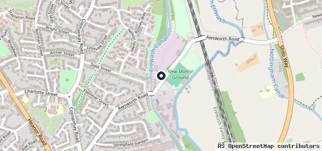 Map showing the location of Ilkeston Autocentre