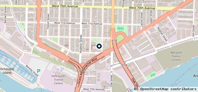 Map showing the location of Granville & Avery Automotive