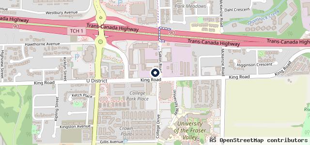 Map showing the location of Helmut's Service Centre