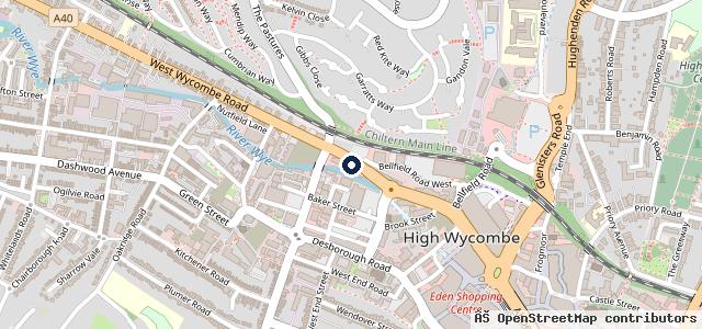 Map showing the location of Powerbiking Ltd | High Wycombe