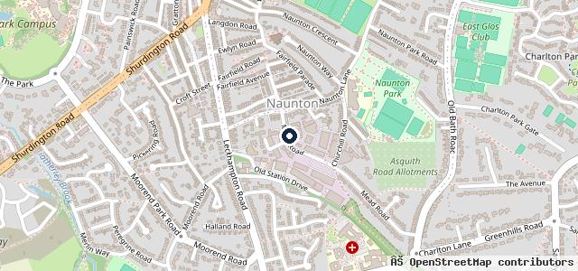 Map showing the location of A R Cook