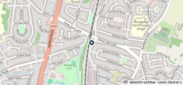 Map showing the location of Tails Motors Servicing