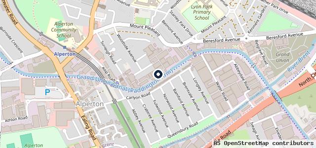 Map showing the location of Allied Motors