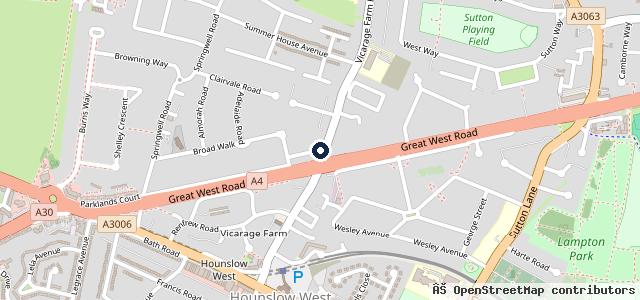 Map showing the location of A4 Auto Parts Ltd | Servicing & MOT